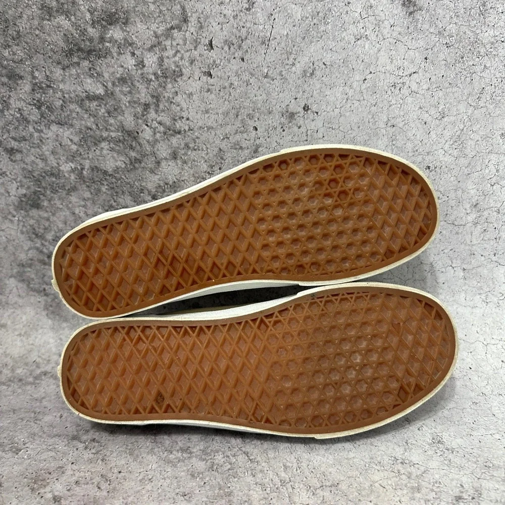 Vans Style 36 Mens 9 Color Block Demitasse Brown Green Mismatched Suede